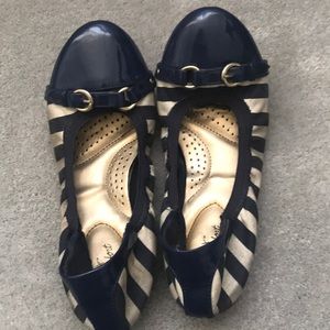Nautical stripe flats